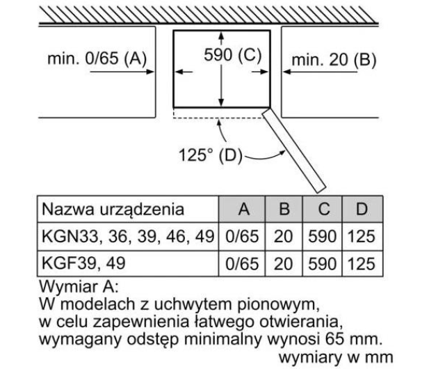 BOSCH KGN33NWEB Biała NoFrost - 1375676 - zdjęcie 7